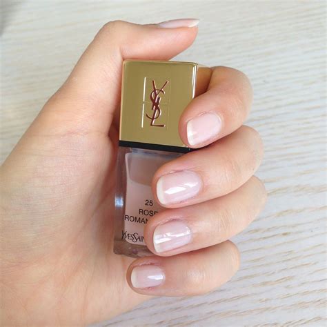 rose romantique yves saint laurent|YSL Rose Romantique (25) La Laque Couture Nail Lacquer.